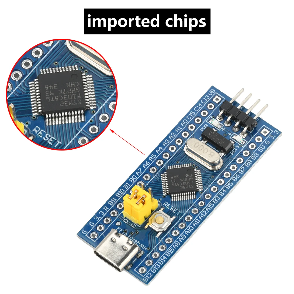 STM32F103C8T6 Mikrocontroller-Entwicklungsplatine, minimale – Bild 6