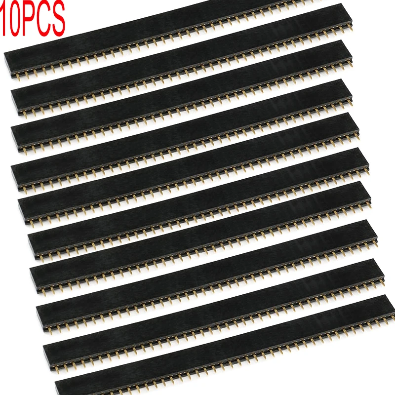 1x40Pin 2,54mm Pitch Einreihige Weibliche PCB Buchse Board (10 Stück) – Bild 4