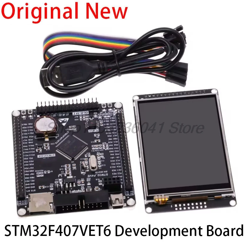 STM32F407VET6 Entwicklungsboard CortexM4 STM32 Minimum System Learning Board ARM Core Board +3,2 Zoll LCD TFT
