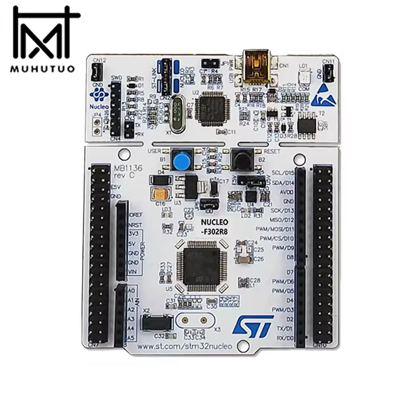 STM32 Nucleo-64 Board NUCLEO-F302R8T6 Entwicklungs-Kit mit STM32F302R8 Mikrocontroller
