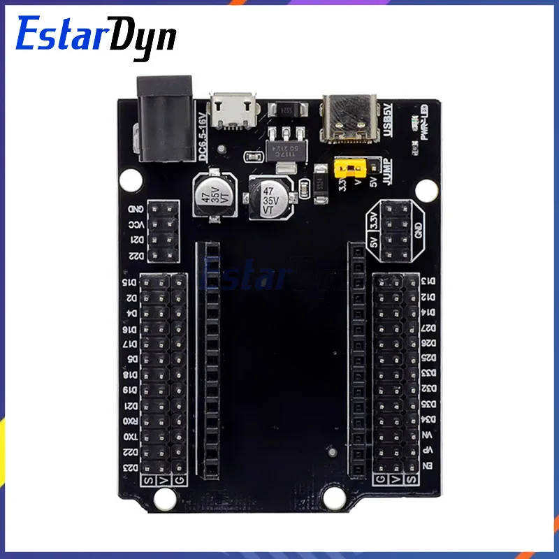 ESP32-Entwicklungsboard TYPE-C USB CH340C WiFi+Bluetooth Extrem – Bild 2