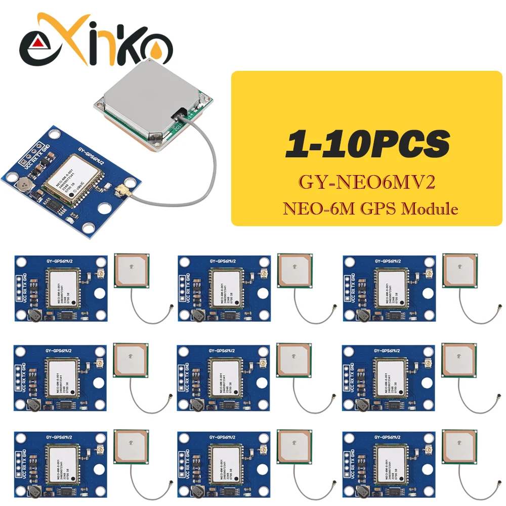 GY-NEO6MV2 Neues NEO-6M GPS-Modul NEO6MV2 mit Flugsteuerung EEPROM MWC APM2.5 große Antenne für Arduino