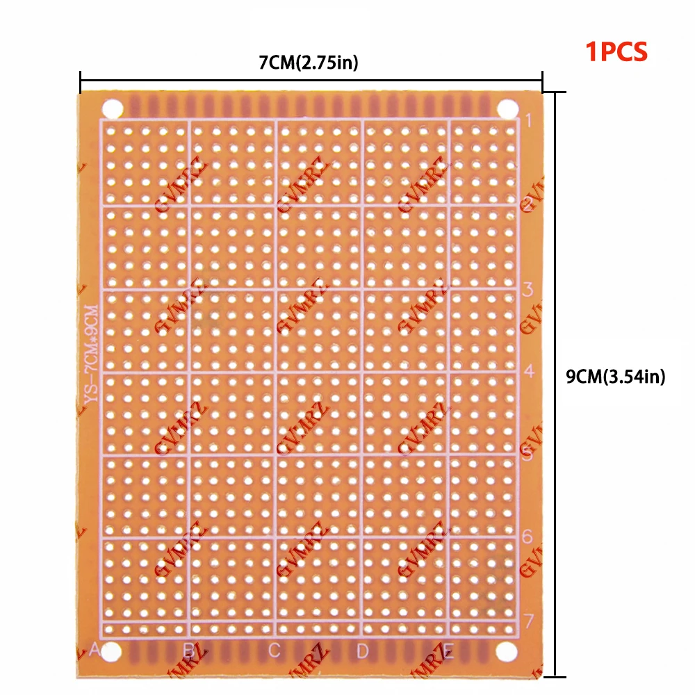 Phenolische PCB-Prototyp-Platine Universelle Durchsteck-Platine für DIY Elektronikprojekte