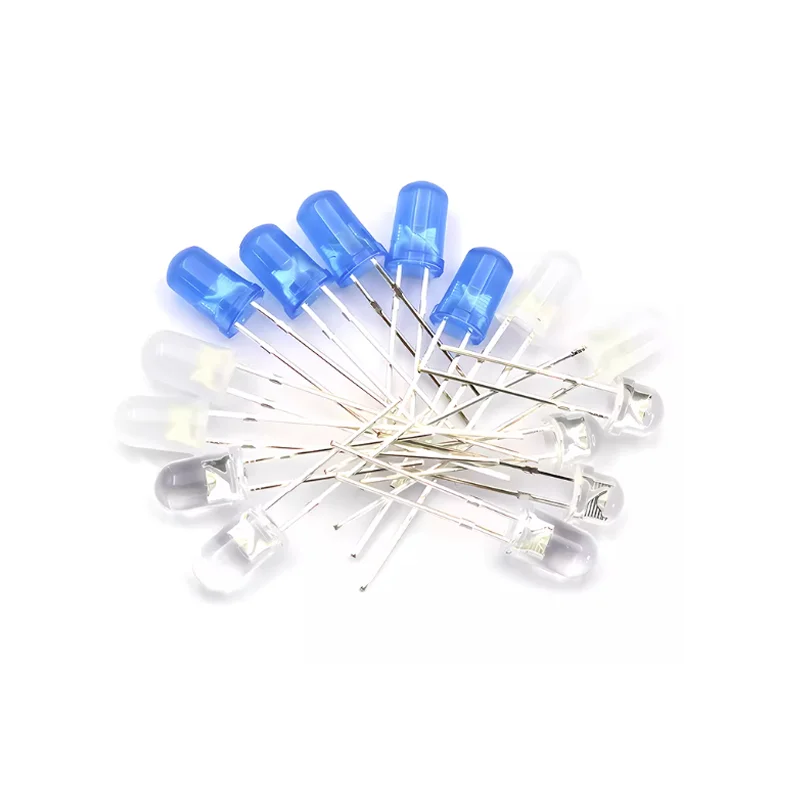 3 mm 5 mm DIP-LED-Leuchtdioden Weiß Rot Gelb Blau Grün (1000 Stück) – Bild 3