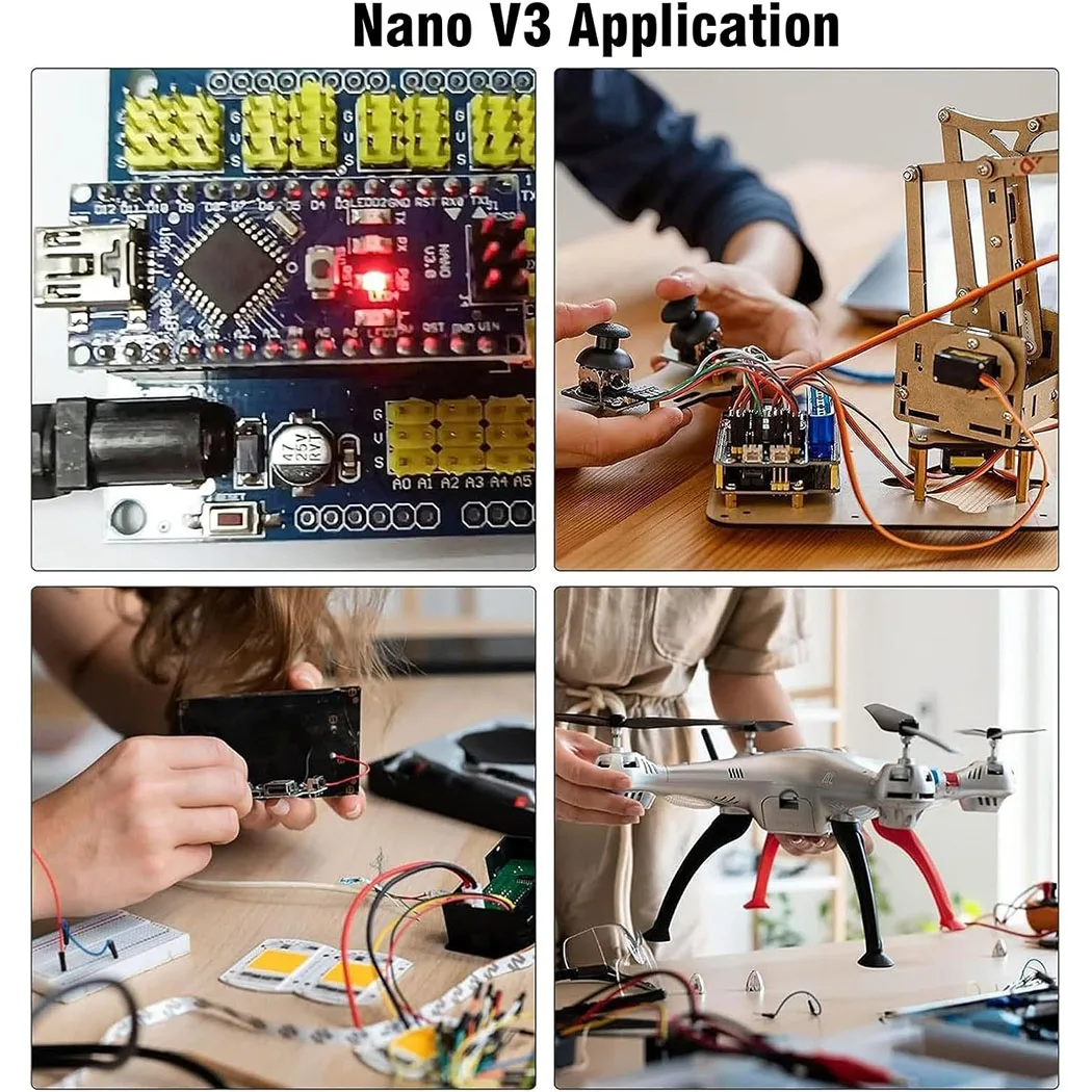Typ-C USB Nano 3.0 ATmega328P CH340 5V 16MHz Kompatibel mit Arduino – Bild 5