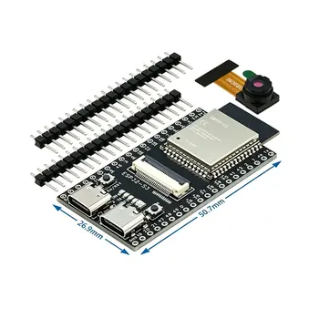 ESP ESP32-S3 CAM WLAN Bluetooth Entwicklungsboard-Modul mit Integriertem ESP32-S3 N16R8 Dual TYPE-C