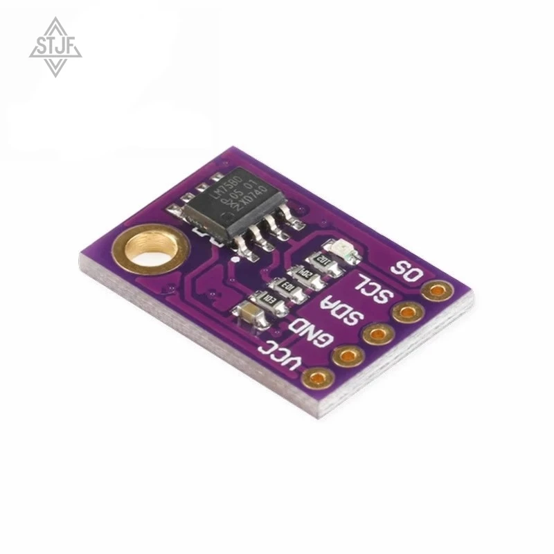 LM75 LM75A Temperatursensor Hochgeschwindigkeits-I2C-Schnittstelle Hochpräzises Entwicklungsboard-Modul