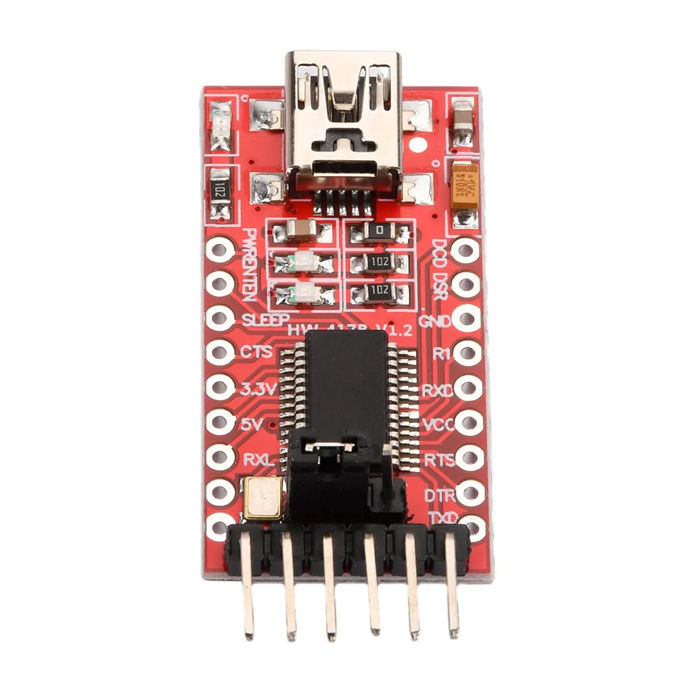 FT232RL FTDI USB 3,3 V 5,5 V zu TTL Serielles Adaptermodul für Arduino – Bild 2
