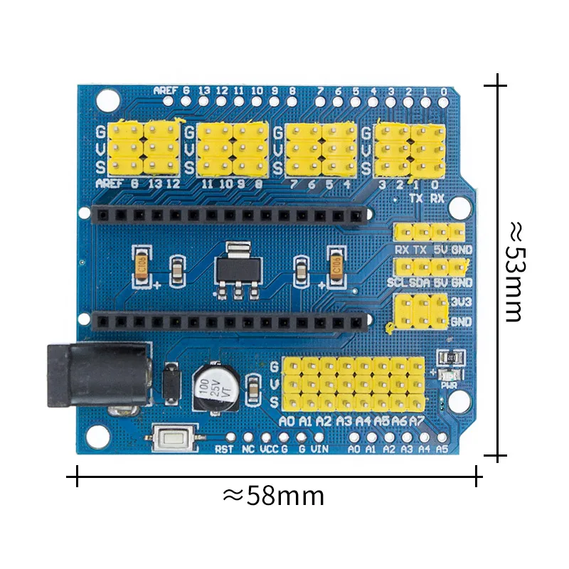 UNO Shield Nano Shield für NANO 3.0 und UNO R3 duemilanove 2009 – Bild 3