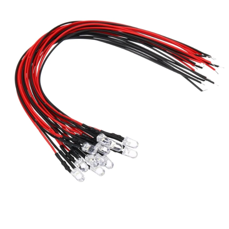 3 mm 5 mm LED-Leuchtdioden (6 Farben x 20 Stück), 3 V-12 (120 Stück) – Bild 3
