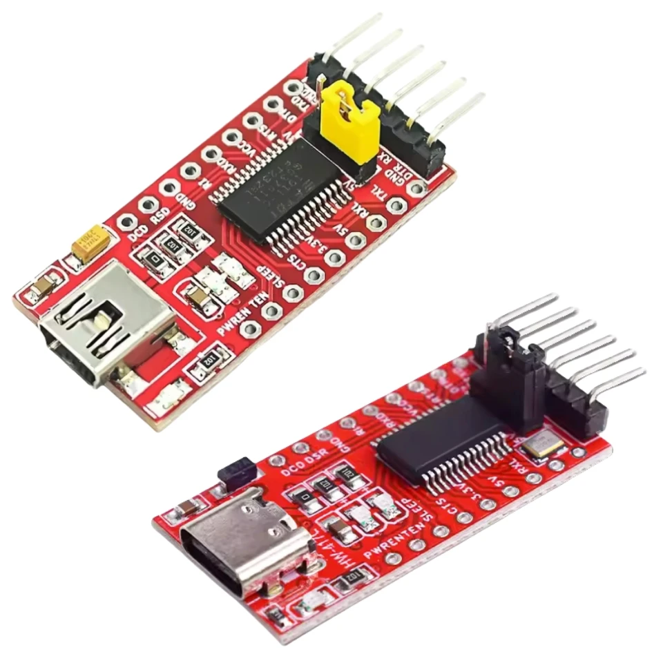 FT232RL FT232 FTDI USB 3.3V 5.5V zu TTL Serieller Adapter-Modul für Arduino FT232 Pro Mini Port USB zu TTL 232