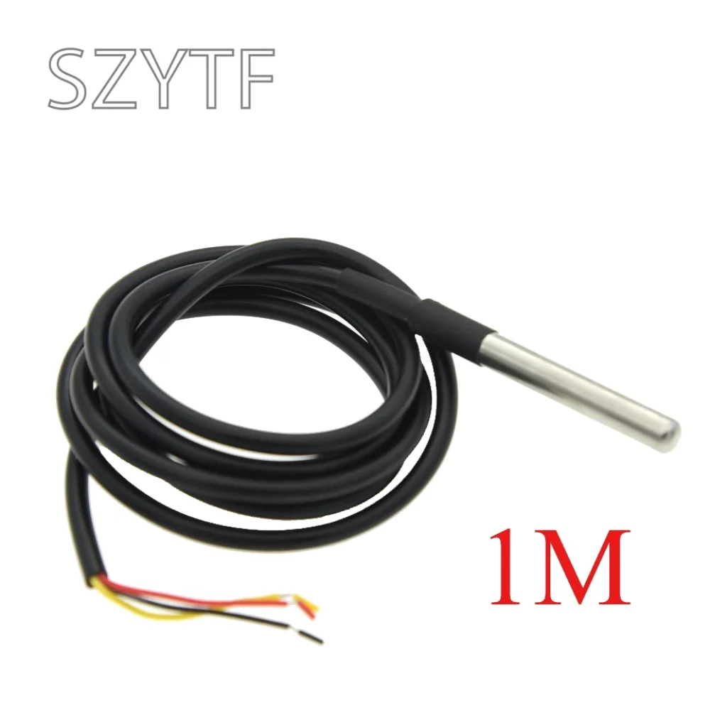 DS18B20 Temperatur Sensor Modul Kit Wasserdichte 100CM Digitale Sensor – Bild 4