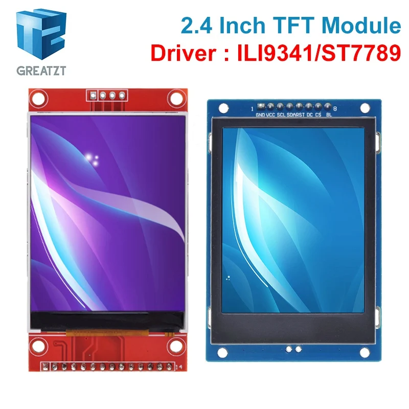 2,4 Zoll 240x320 SPI TFT LCD Serielles Port-Modul 5V/3,3V PCB-Adapter – Bild 3