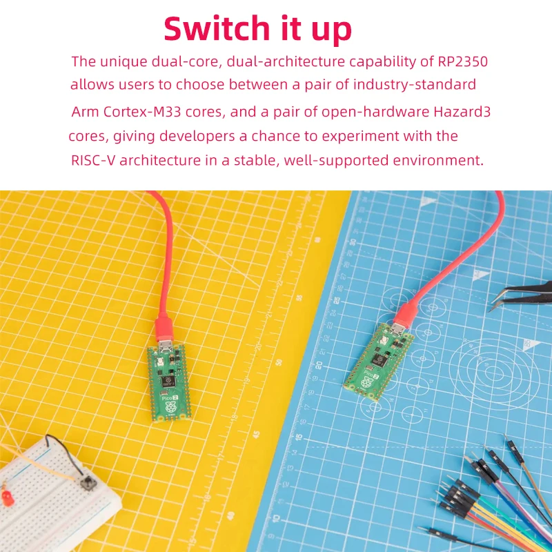 Raspberry Pi Pico 2 2W RP2350 Mikrocontroller BoardDual Arm Cortex-M33 – Bild 6