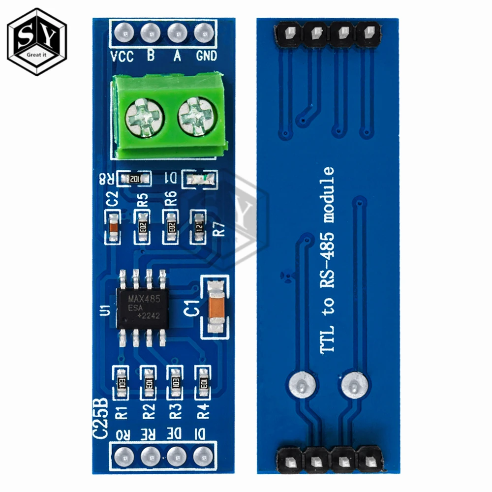 MAX485 modul, RS485 modul, TTL wiederum RS-485 modul, MCU (5 Stück) – Bild 6