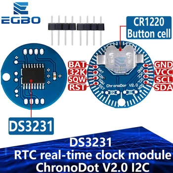 RTC Echtzeit-Uhr-Modul DS3231 ChronoDot V2.0 I2C für Speicher DS3231 Modul für Raspberry Pi Arduino