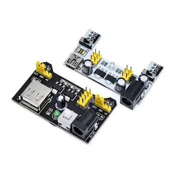 MB102 Stromversorgungsmodul DC-Spannungsreglermodul Weißes Breadboard Spezielles Stromversorgungsmodul 3,3V 5V