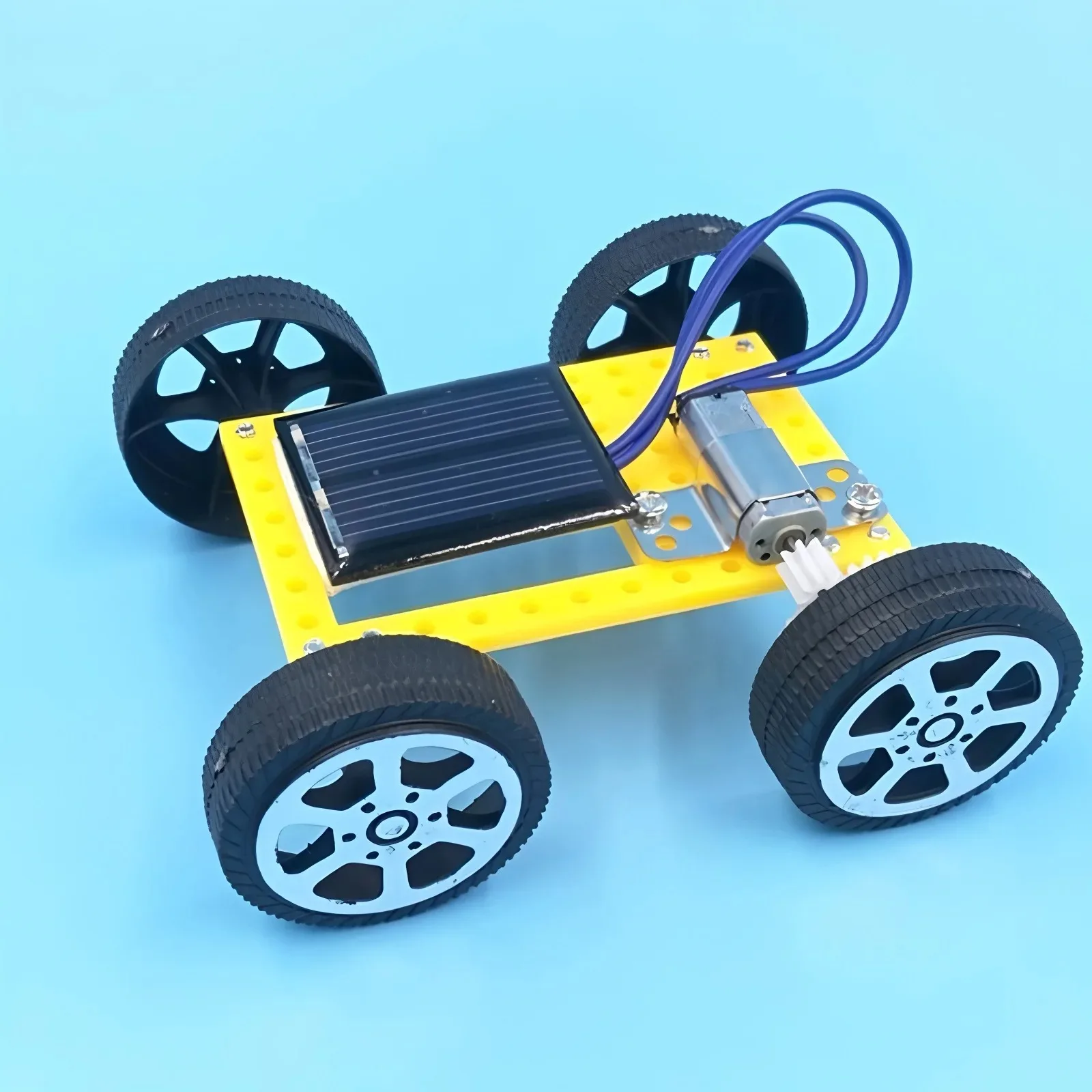 Solarbetriebenes Auto-Spielzeug für Kinder, Mini-DIY-Bausatz – Bild 3