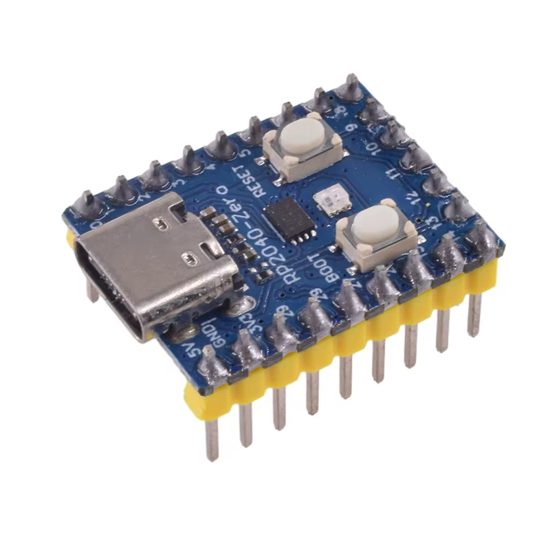 RP2040 Zero Type-C-Platinen RP2040 Mikrocontroller-basierte PICO-Entwicklungsplatinen Dual-Core 264KB Cortex