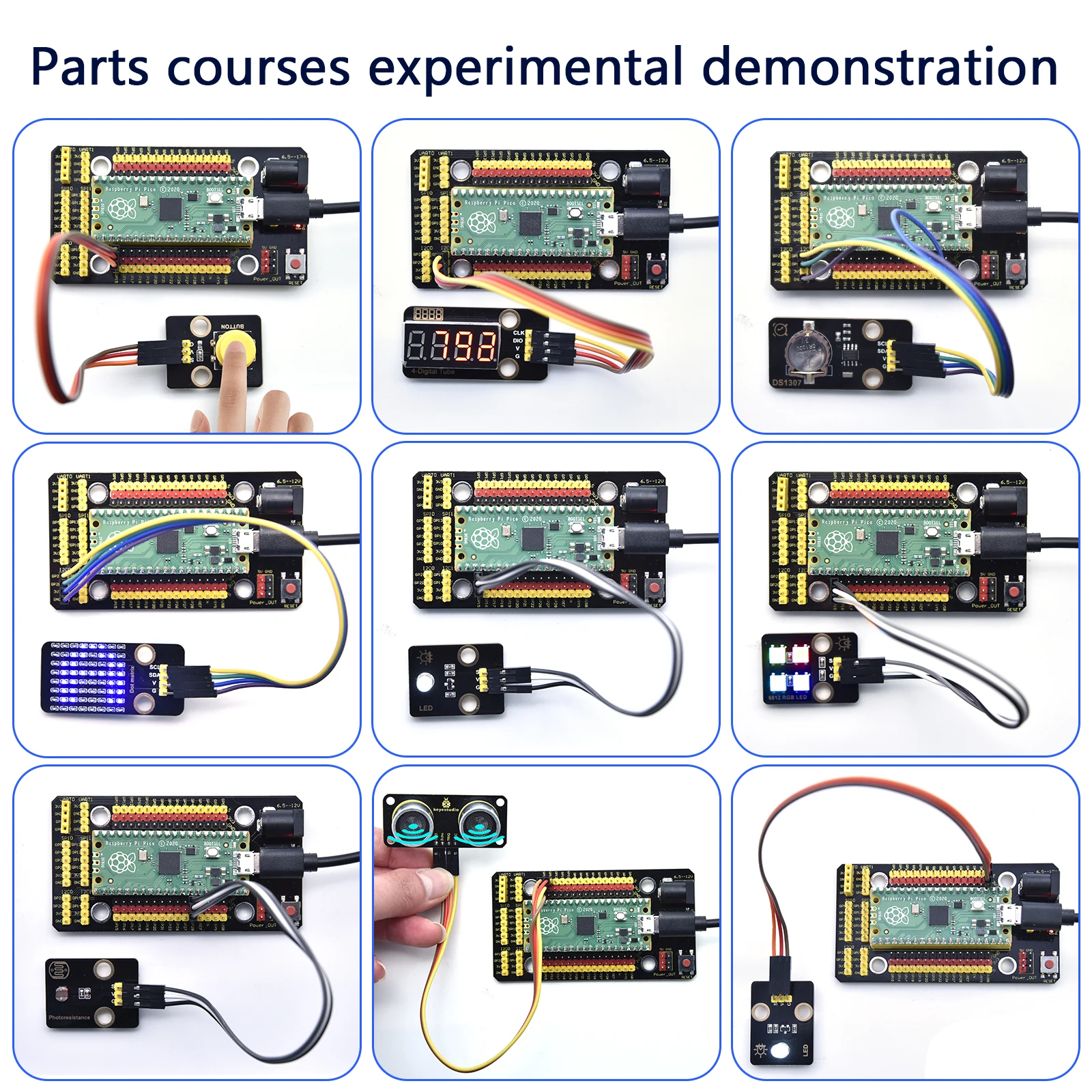 Keyestudio Raspberry Pi Pico 37/24/42 in 1 Sensor Kit Für Raspberry Pi – Bild 4