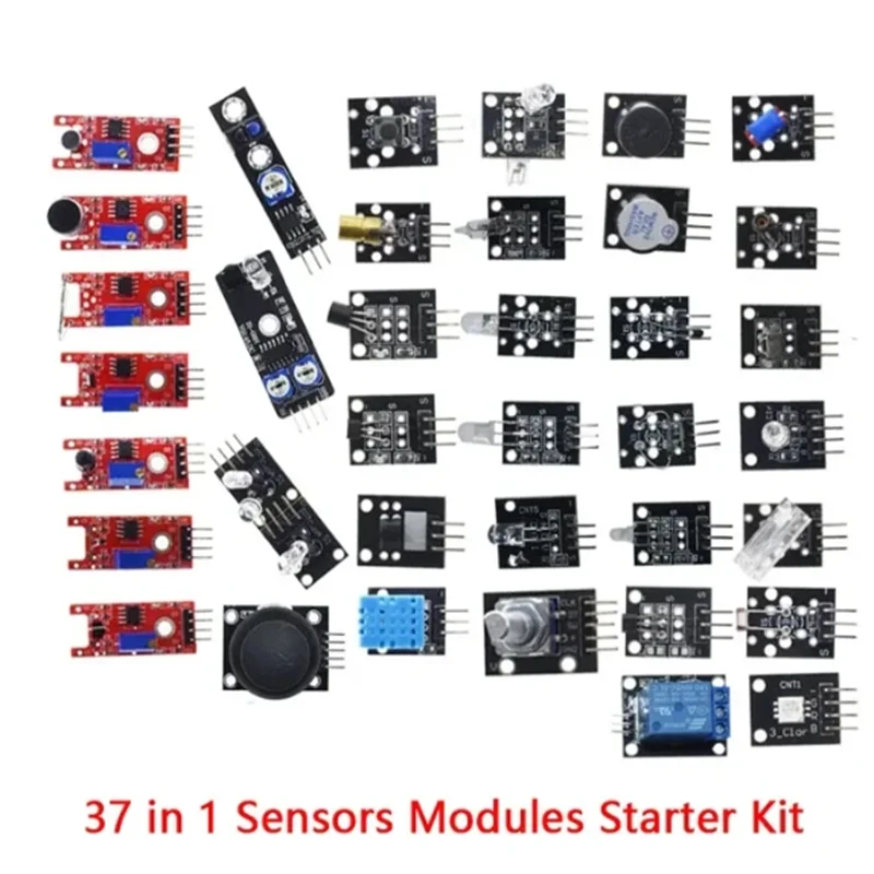 45-in-1-Sensormodule Starter Kit für Arduino, besser als 37-in-1-Sensor-Kit, 37-in-1-Sensor-Kit mit Box
