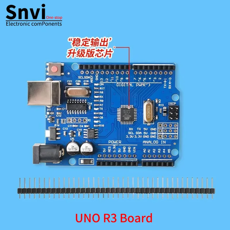 UNO R3 Starter-Kit für Arduino Komplettes Anfänger-Lernset mit Sensoren, Motoren, LCD-Display
