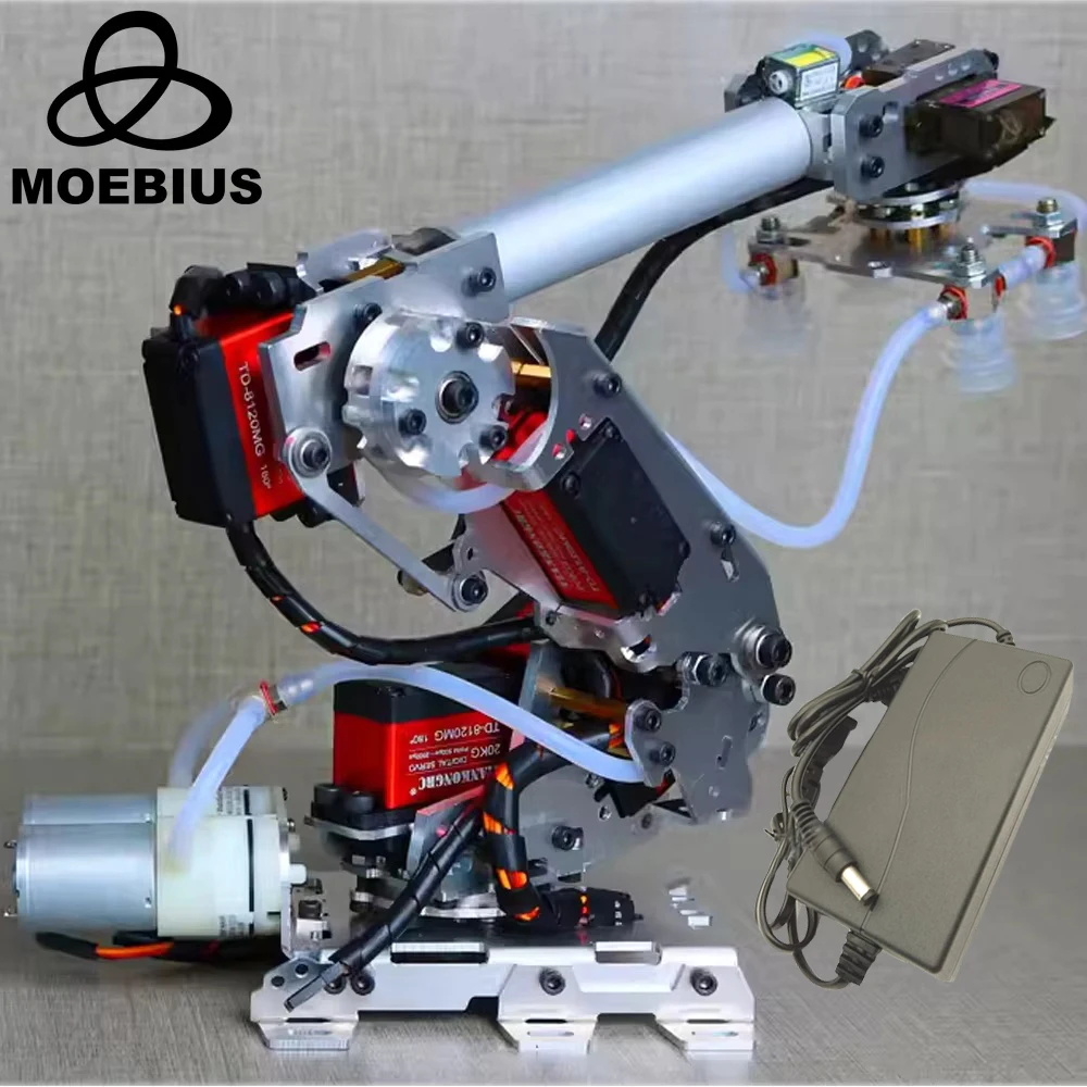 Arduino 7 dof großer Saugluft pumpen roboterarm Multi-Dof-Manipulator Mindustrial-Roboter modell