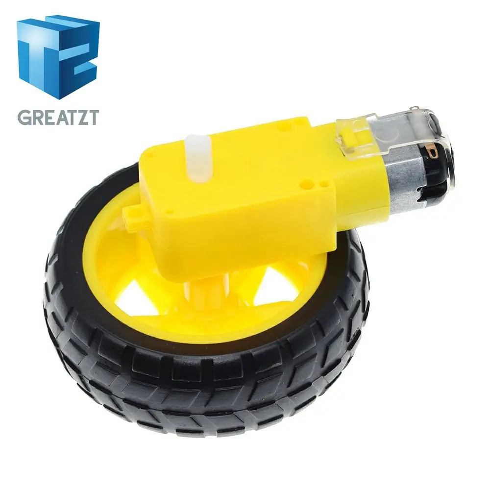GREATZT DC-Motor mit Verzögerung und Stützrädern, A/Smart-Car-Chassis – Bild 4