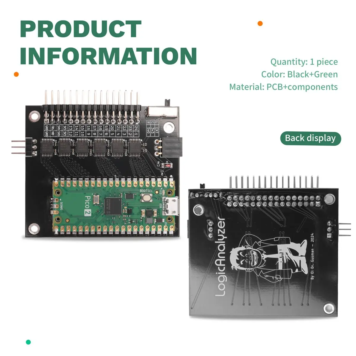Dynamic Logic Analyzer V6.0 RP2350 Pico 2 400MHz – Bild 2