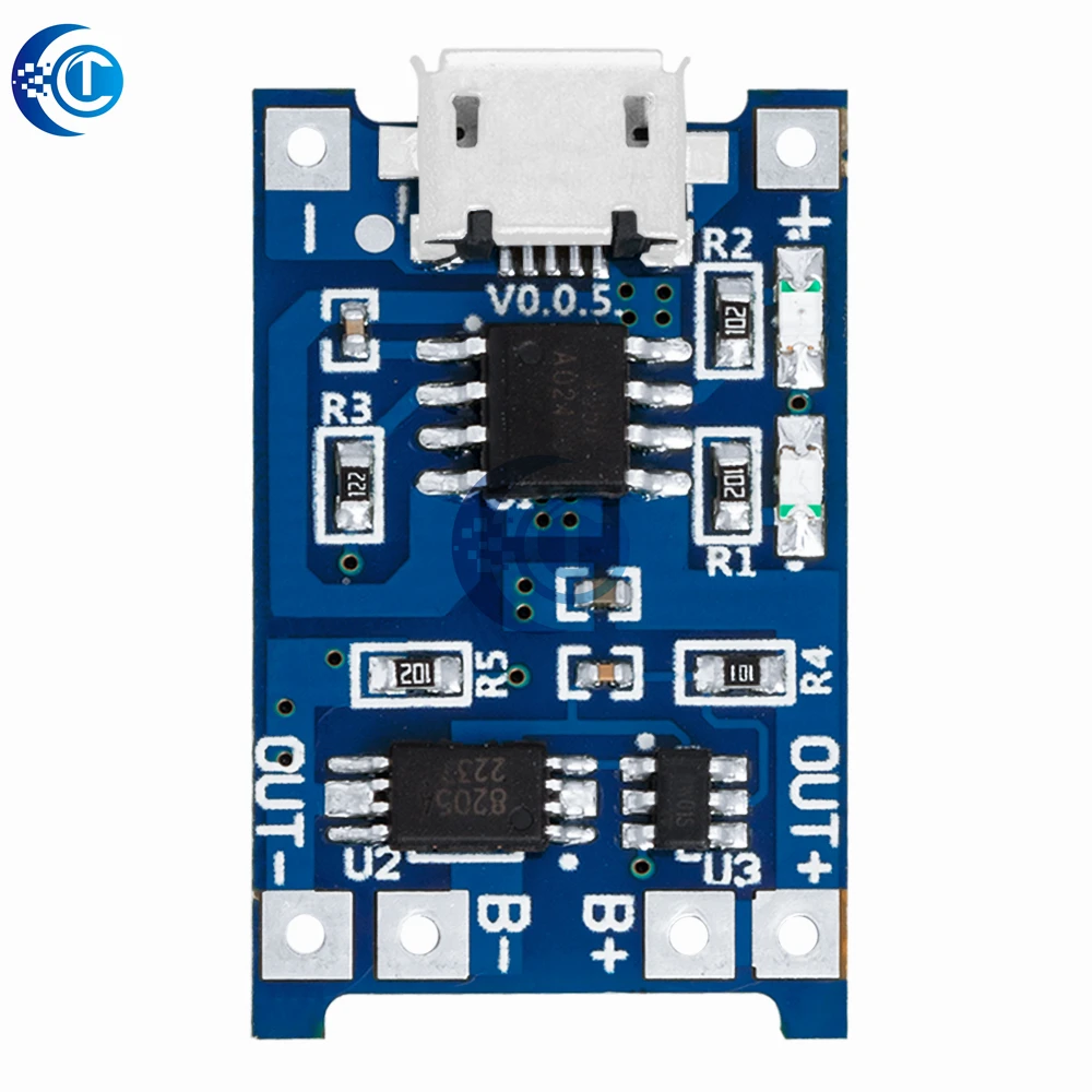 TP4056 5V 1A Micro USB Typ-C 18650 Lithium-Batterielademodul mit Lade – Bild 4