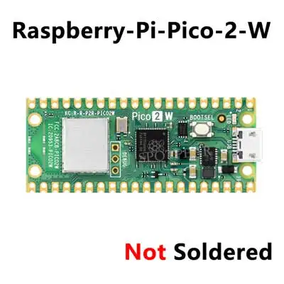 Raspberry Pi Pico 2 W RP2350A Chip mit WIFI4/BT5.2 4 MB FLASH 520 KB SRAM Dual-Core ARM Cortex-M33/Hazard3