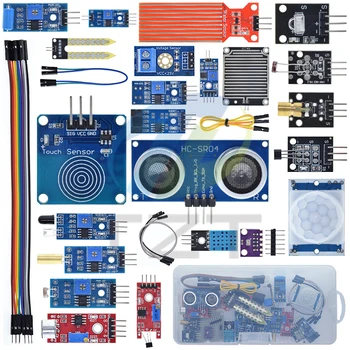 Tzt 22-in-1 Sensormodul-Kits für Arduino Himbeer Pi Iot Anfänger lernen Starter Kit