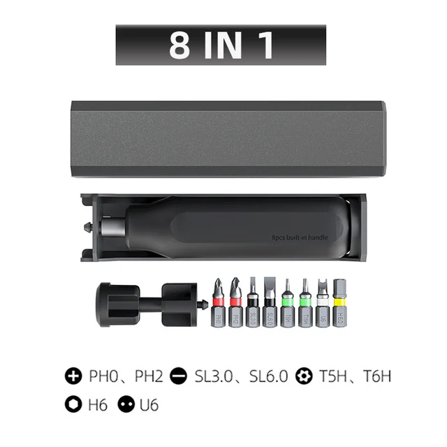 Präzisions-Schraubendreher-Set, 8, 32, 43, 46-in-1, Torx-Sechskant, Kreuzschlitz, magnetischer