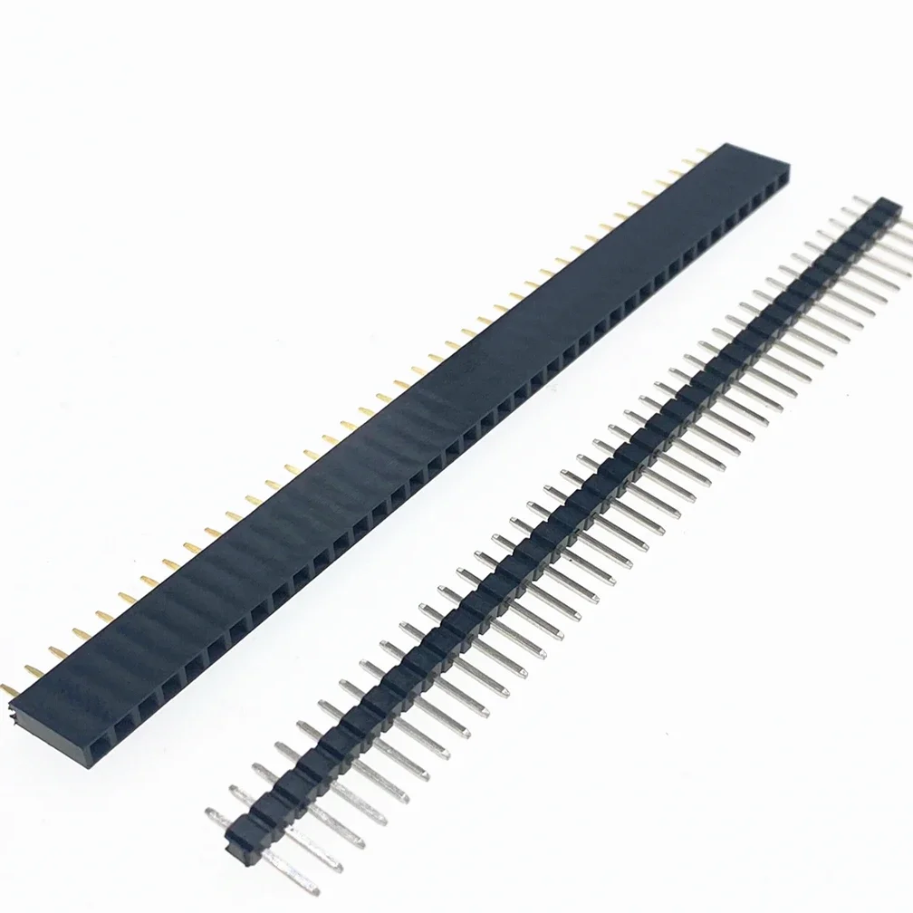 10 Paar 40 Pin 1x40 einreihige männliche und weibliche 2,54 (20 Stück) – Bild 2