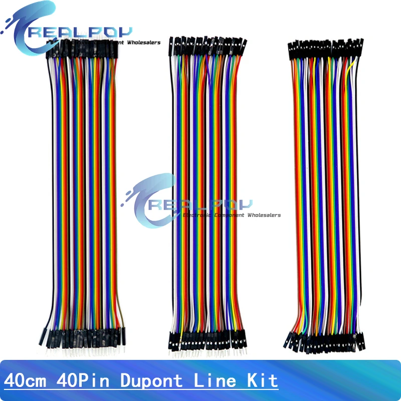 40-PIN Dupont-Kabel, Stecker auf Stecker, Buchse auf Buchse, Stecker – Bild 6