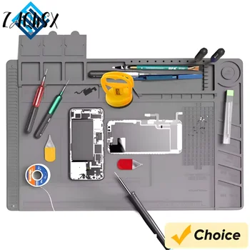 ESD Wärmeisolierende Lötmatte Computer- und Handy-Reparatur-Werkzeugset Silikon-Reparaturunterlage