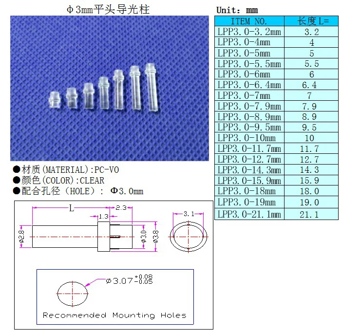 3mm LED Diode F3 Assorted Kit DIY Licht Emittierende Diode signal – Bild 3