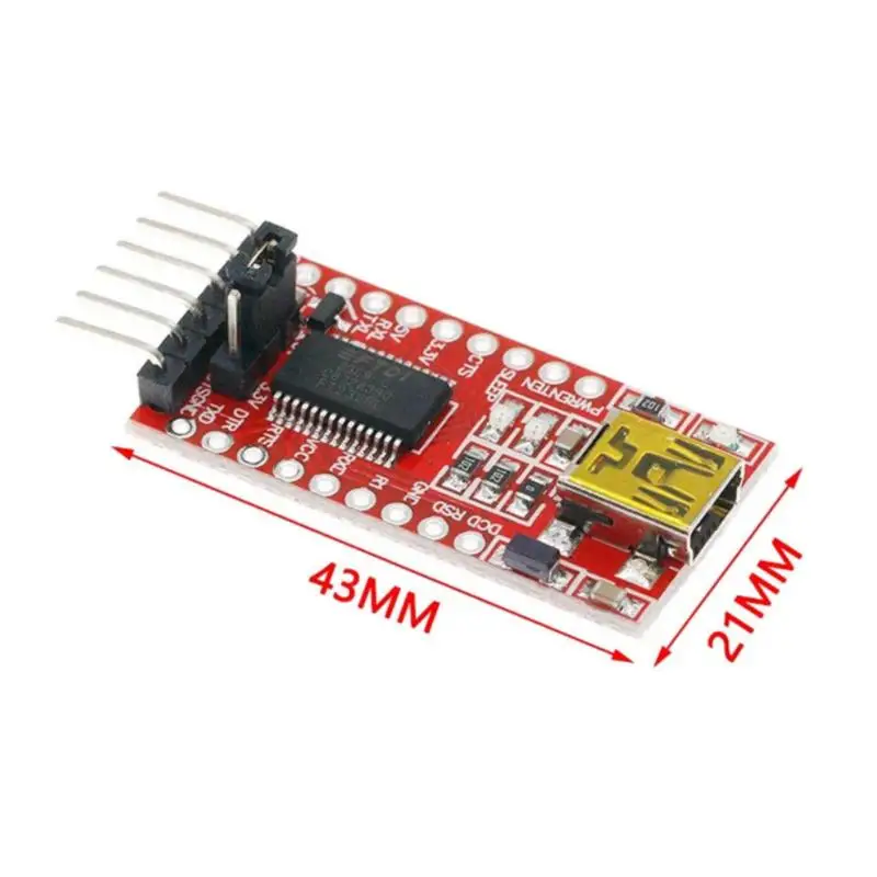 USB ZU TTL Mini/Typ-C FT232RL FT232 FTDI USB 3,3 V 5,5 V Zu TTL Serielle Adapter modul Für Arduino FT232 Pro