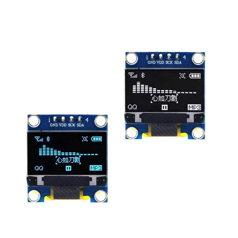 0,96 Zoll SSD1306 OLED-Display 128x64 IIC I2C Serielles – Bild 2