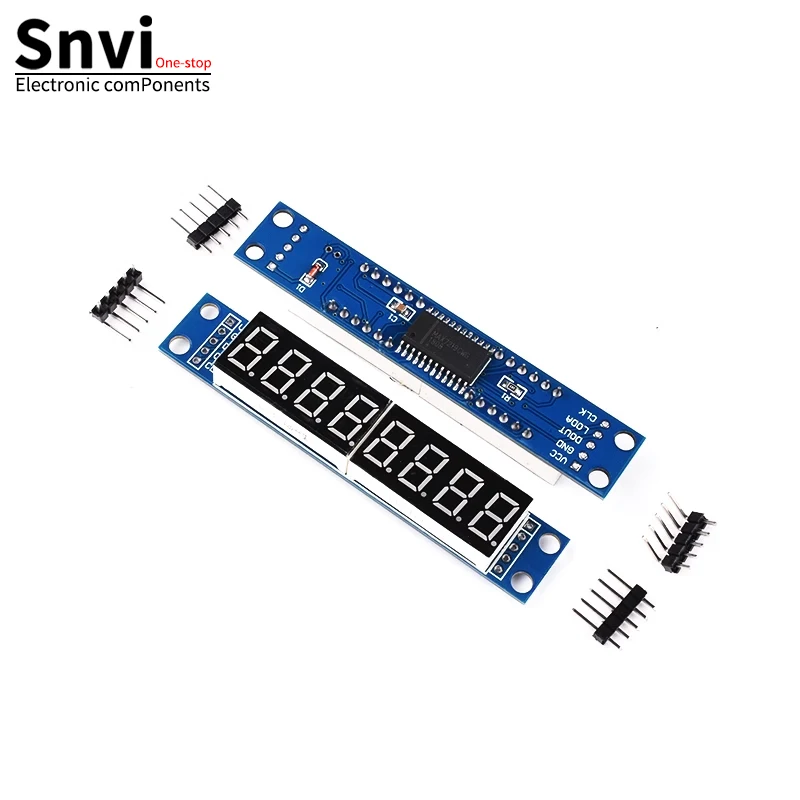 Snvi TM1637 4 Bits MAX7219 8-Bit-Digital-LED-Anzeigemodul 7 Segment – Bild 3