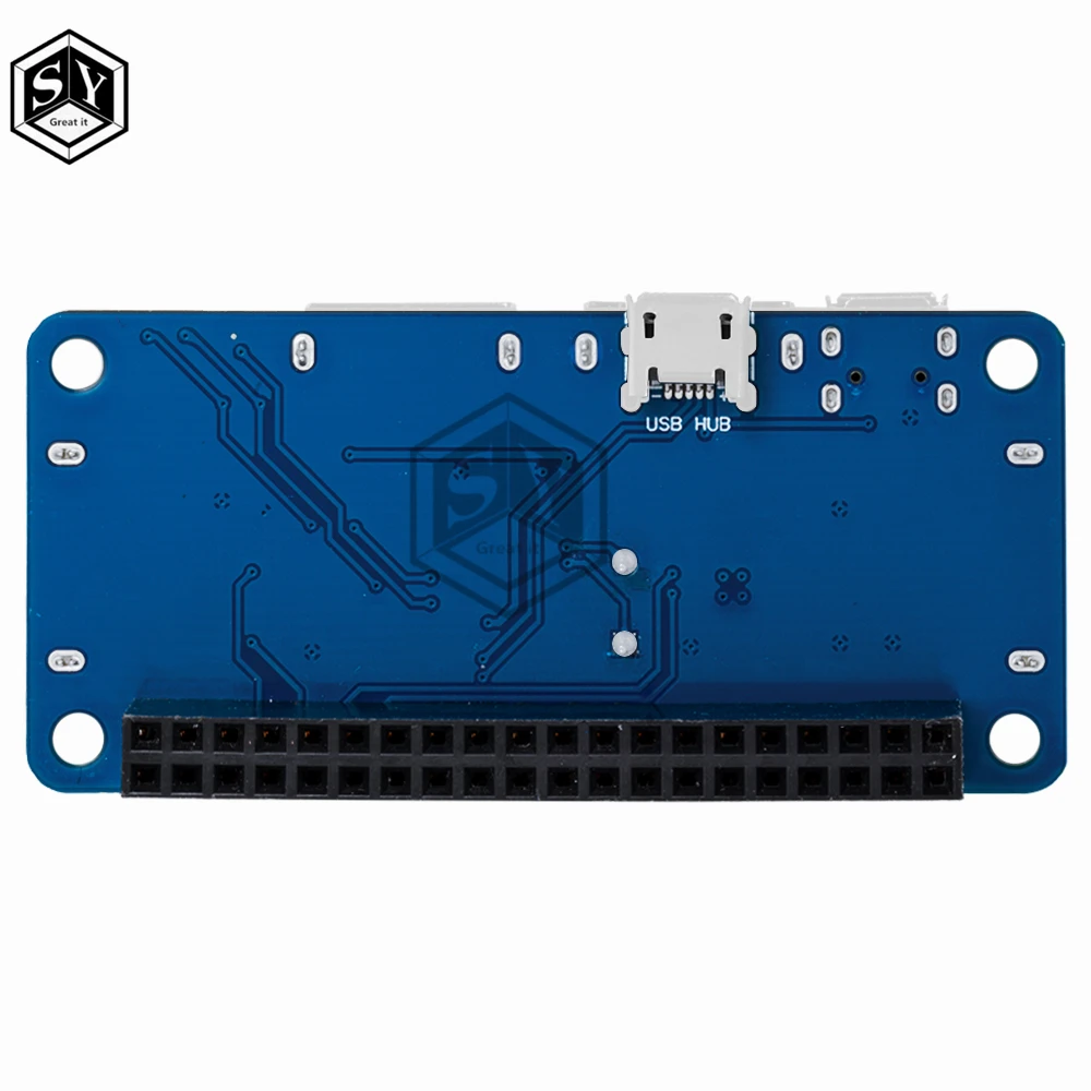 4 Ports USB HUB HAT für Raspberry Pi 3/2/Zero W Extension Board USB – Bild 4