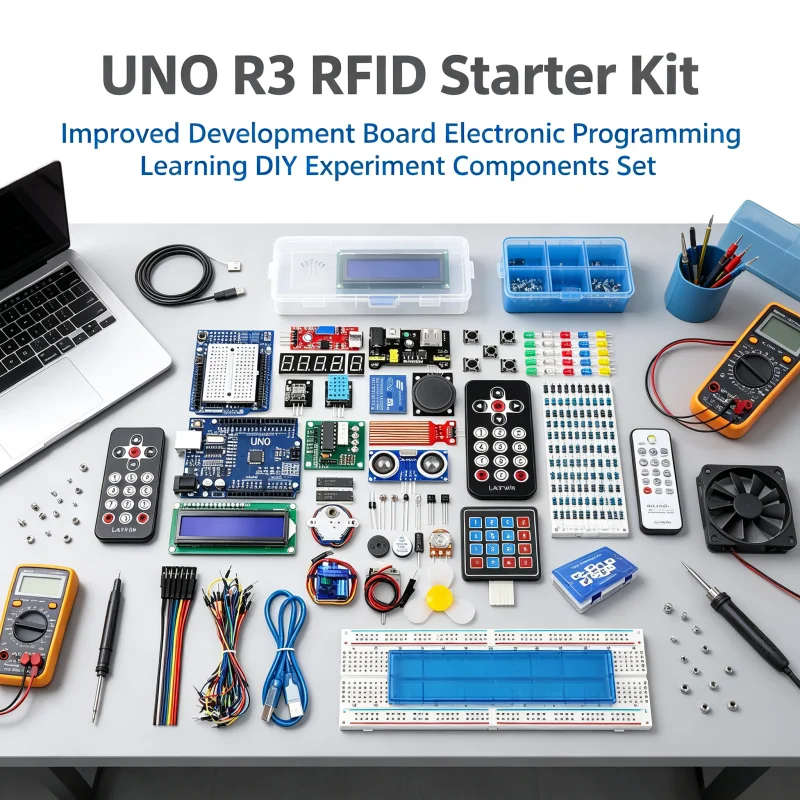 RFID Upgrade Starter Kit Verbessertes UNO R3 Entwicklungsboard Komplettes Elektronik-Komponenten-Set DIY