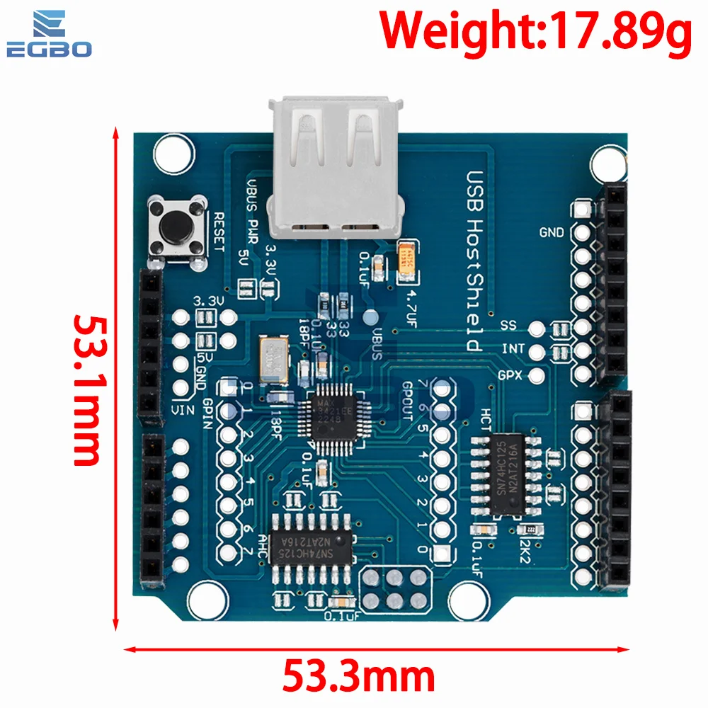 USB Host Shield 2,0 für Arduino Uno Mega Adk kompatibel für Android – Bild 5