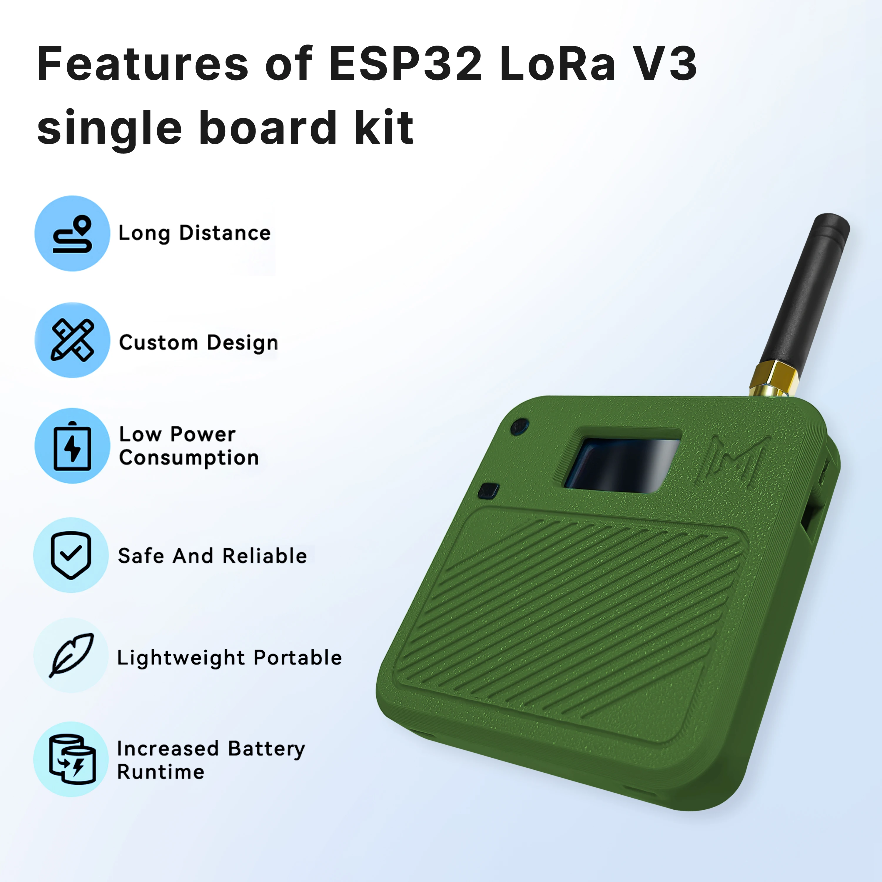 Meshtastic Heltec V3 WIFI LoRa 32 868 MHz ESP32 SX1262 0,96 Zoll – Bild 3