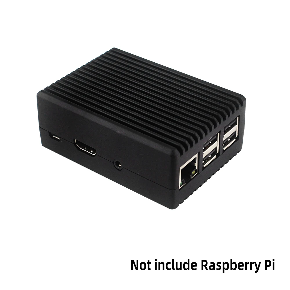 Raspberry Pi 3 Aluminiumgehäuse, passive Kühlung, Metallgehäuse mit Wärmeleitpad, Kühlkörper für Raspberry Pi