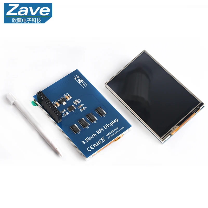 3,5-Zoll Raspberry Pi Farbbildschirm Touchscreen TFT LCD-Anzeigemodul passend für Raspberry Pi