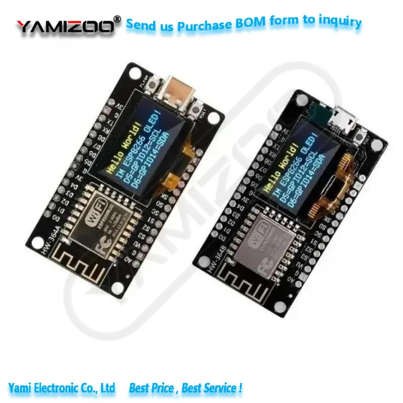 NodeMCU ESP8266 PaPaan Entwicklungsboard mit 0,96 Zoll OLED-Display – Bild 2
