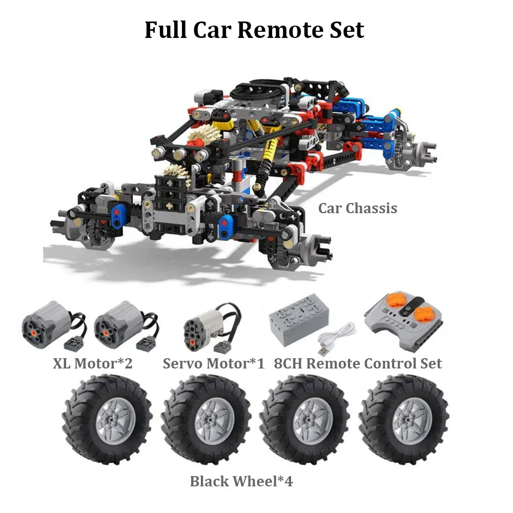 4WD RC Auto-Chassis mit Elektroantrieb, Kletterfahrzeug – Bild 2