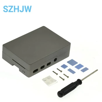 Raspberry Pi 2 3B 4B Gehäuse aus Aluminiumlegierung mit selbstgeführter Wärmeableitungssäule, Metallgehäuse