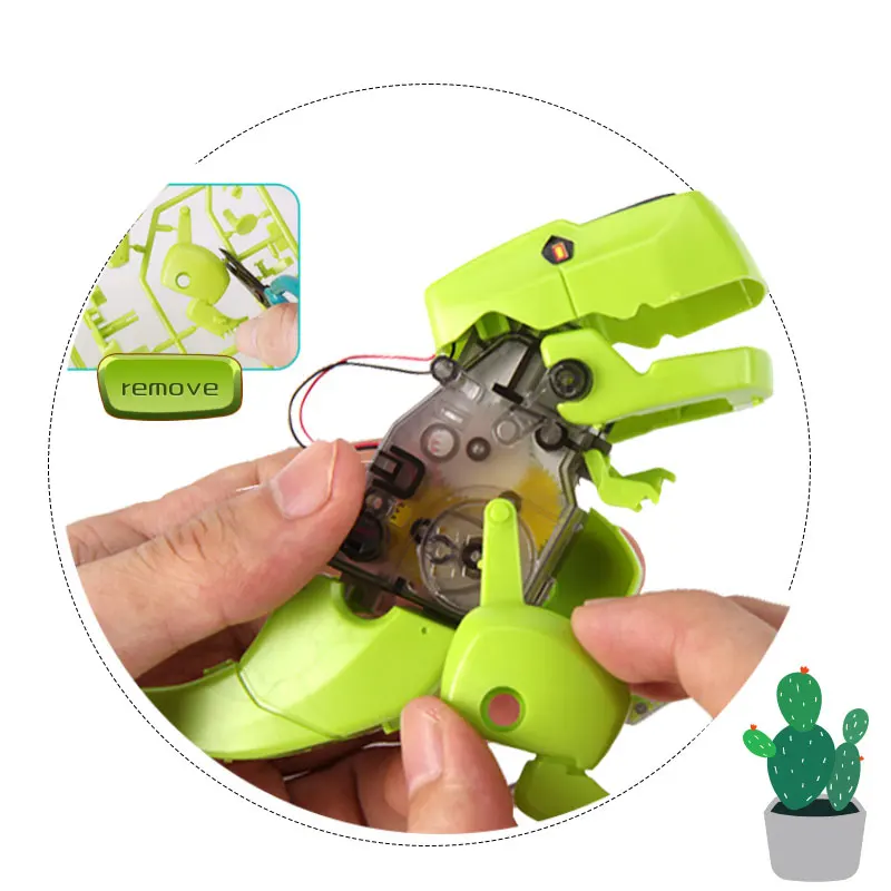 Dinosaurier-Themen-Solarbetriebenes STEM-Spielzeug-Set – Bild 3